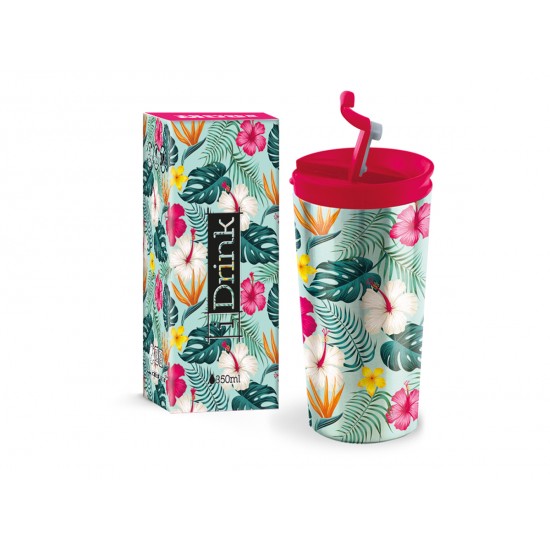 ΚΟΥΠΑ i DRINK ID0203 TRAVEL MUG 350ml TROPICAL