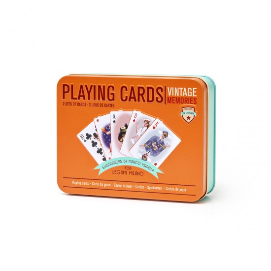 ΣΕΤ ΜΕ 2 ΤΡΑΠΟΥΛΕΣ LEGAMI PLAKIT1 PLAYING CARDS