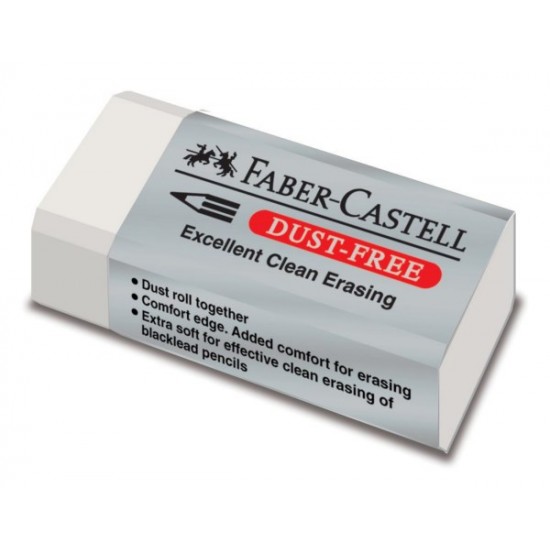 ΓΟΜΑ FABER CASTELL DUST FREE ΛΕΥΚΗ 187130