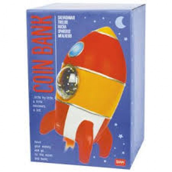 LEGAMI SAVE0006 SAVE MONEY - ROCKET COIN BANK