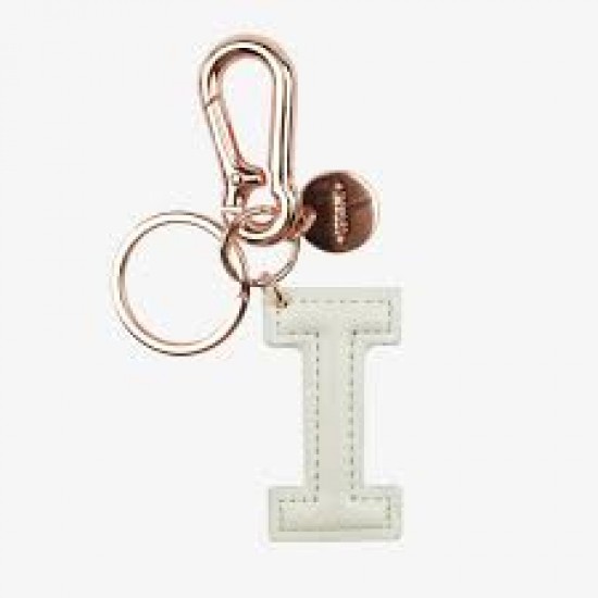 LEG INK0009 MY INITIAL - KEY RING - I - WHITE