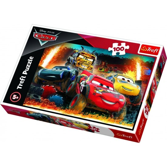 TREFL PUZZLE 100PCS CARS EXTREME RACE 5+