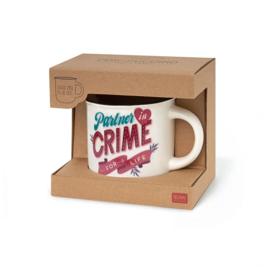 ΚΟΥΠΑ LEGAMI CUP0052 CUP-PUCCINO - NEW BONE PARTNER IN CRIME CHINA PORCELAIN MUG