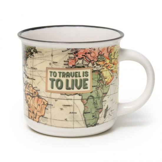 ΠΟΡΣΕΛΑΝΙΝΗ ΚΟΥΠΑ LEGAMI TRAVEL CUP0046 CUP-PUCCINO - NEW BONE CHINA PORCELAIN