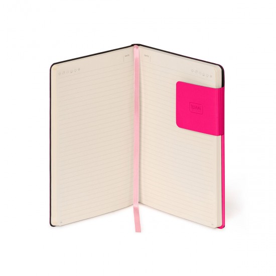 ΡΟΖ ΜΕΣΑΙΟ ΡΙΓΕ ΣΗΜΕΙΩΜΑΤΑΡΙΟ LEGAMI MYNOT0176 MY NOTEBOOK - MEDIUM LINED NEON PINK