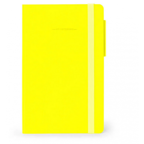 ΚΙΤΡΙΝΟ ΜΕΣΑΙΟ ΡΙΓΕ ΣΗΜΕΙΩΜΑΤΑΡΙΟ LEGAMI MYNOT0174 MY NOTEBOOK - MEDIUM LINED NEON YELLOW