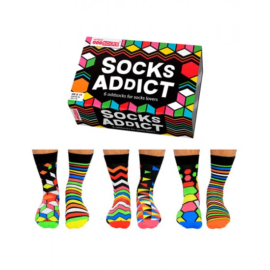 ΑΝΔΡΙΚΕΣ ΚΑΛΤΣΕΣ 39-46 “SOCKS ADDICT” ΣΕΤ 3 ΤΜΧ. – 94.02.002