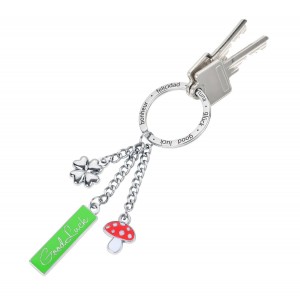 Troika Backpack Charms Carabiner Keychain KR23-06/BK 