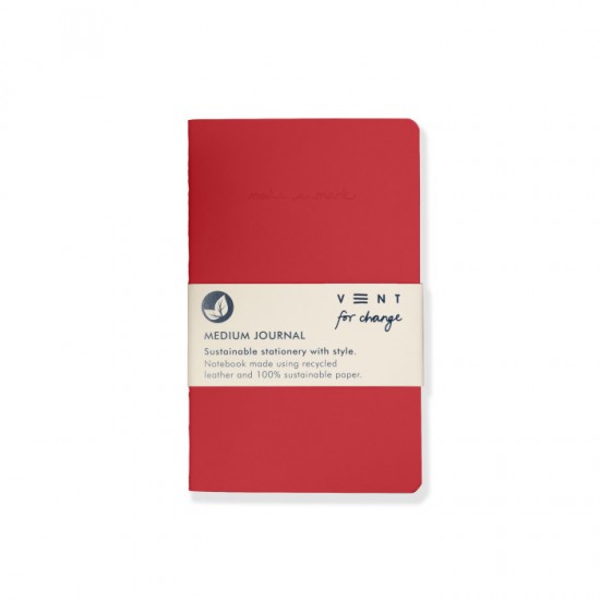 VENT 092 Make a Mark A6 Pocket Journal - Red