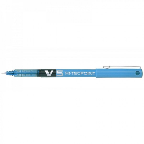 PILOT ΣΤΥΛΟ ΥΓΡΗΣ ΜΕΛΑΝΗΣ V5 HI-TECPOINT 0.5mm ΣΙΕΛ