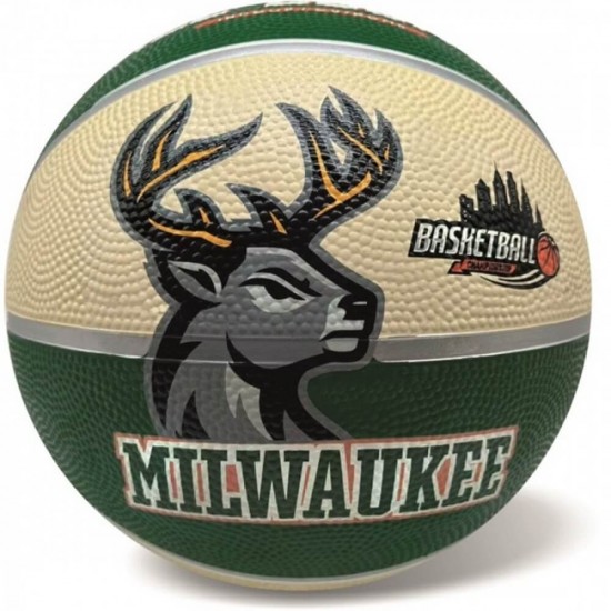 Star Μπάλα Μπάσκετ Milwaukee Bucks White Green S .7 37-362