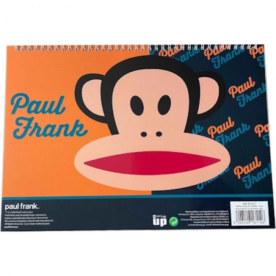 ΜΠΛΟΚ ΖΩΓΡΑΦΙΚΗΣ Α4 30 ΦΥΛΛΩΝ PAUL FRANK 346-87417