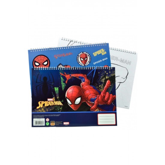 Gim Μπλοκ Ζωγραφικής Spiderman 40 Φύλλα 23x33cm (337-06416)