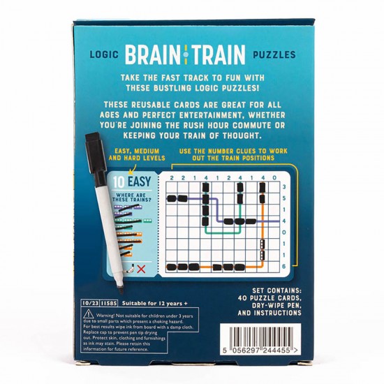 ΠΑΙΧΝΙΔΙ ΓΡΙΦΩΝ Brain Train Logic Puzzles