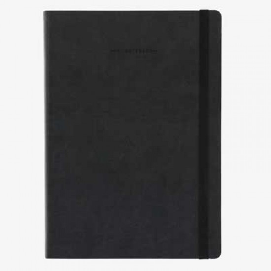 ΣΗΜΕΙΩΜΑΤΑΡΙΟ ΡΙΓΕ 17Χ24 Black Large Lined Notebook