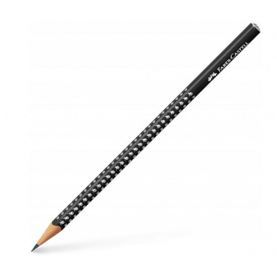 Μολύβι grip sparkle black 118299 Faber Castell