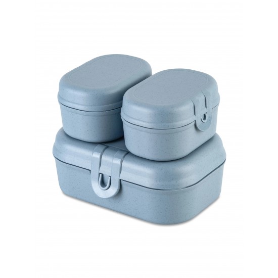 ΣΕΤ ΜΕ 3 ΟΡΓΑΝΙΚΑ ΦΑΓΗΤΟΔΟΧΕΙA KOZIOL 7151716 LUNCH BOX SET READY MINI