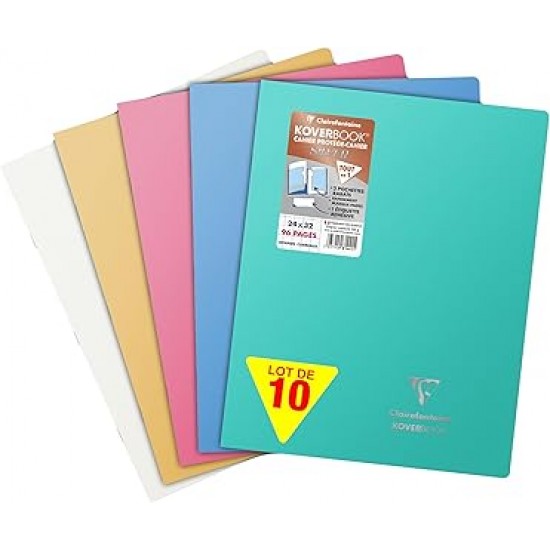 ΤΕΤΡΑΔΙΟ CLAIREFONTAINE KOVERBOOK 11Χ17 ΡΙΓΕ